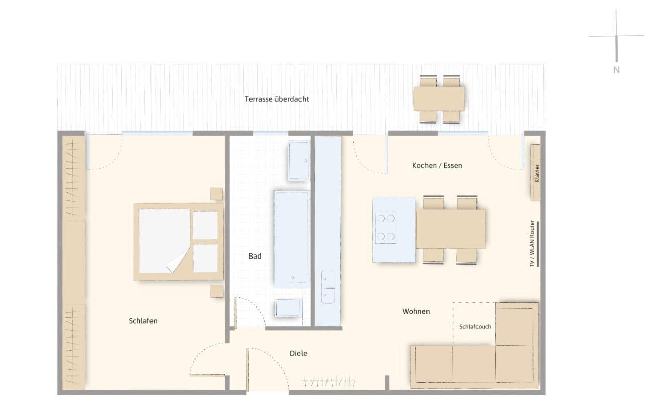 Moderne Ferienwohnung Nahe Swr Und Golfplatz บาเดน-บาเดน ภายนอก รูปภาพ